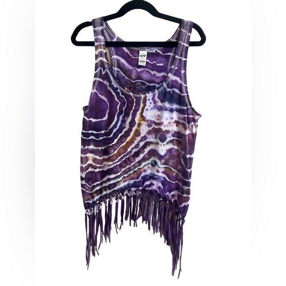 - Hand dyed by me youth large tank nwt - Picture 1 of 2